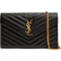 Saint Laurent YSL Monogram Large Wallet - Black