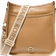 Michael Kors Luisa Large Pebbled Leather Messenger Bag - Camel