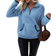 Shein LUNE Women's Half Zip Plush Sweatshirt