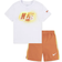 Nike Toddler Hazy Rays Shorts Set - Safety Orange (76M041-N1Y)