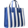 Michael Kors Maple Large Striped Tote Bag - Cobalt Multi