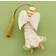 Lenox 2024 Heavenly Angle White/Gold Christmas Tree Ornament 4.5"