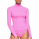 SKIMS Fits Everybody Turtleneck Top - Neon Orchid