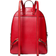 Michael Kors Jaycee Large Pebbled Leather Backpack - Bright Red