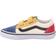 Vans Kid's Old Skool V Color Block Shoes - Red/Blue