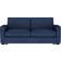 Latitude Run Tollman Navy Blue Sofa 82.8" 2 Seater
