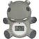 Oopsy Bath & Room Thermometer Hippo