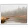 Stupell Rural Stream In Fog White Framed Art 30x24"
