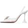 Amina Muaddi Rosie Glass Sling Heels - Transparent