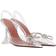 Amina Muaddi Rosie Glass Sling Heels - Transparent