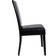 vidaXL Faux Leather Black Kitchen Chair 37" 2pcs