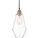 Innovations Lighting Cindyrella Black Antique Brass/Clear Pendant Lamp 7"