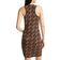 Michael Kors Empire Signature Logo Jacquard Tank Dress - Chocolate