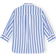 Ganni Striped Cotton Oversized Shirt - Silver Lake Blue