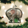 Old World Christmas Baby Elephant Multicolour Christmas Tree Ornament 3"