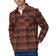 Patagonia Men's Insulated Midweight Fjord Flannel Shirt - Ice Caps/Burl Red