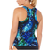 Swimsuits For All Chlorine Resistant High Neck Racerback Tankini Top - Firework