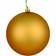 Three Posts Holiday Décor Copper Gold Matte Christmas Tree Ornament 2.4" 24