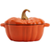 Smith & Clark Pumpkin Figural with lid 0.5 gal