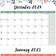 Blueline 2025 Three-Month Wall Calendar 12.25" x 27"