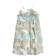 Sister Jane Dream Barn Flower Jacquard Dress - White/Gold/Pale Green