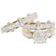 Jewelry Unlimited Trio Ring Set - Gold/Diamonds
