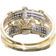 Jewelry Unlimited Trio Ring Set - Gold/Diamonds