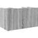 vidaXL For desk Gray Sonoma Bokhylle 25cm
