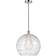 Innovations Lighting Athens Polished Chrome/Clear Deco Swirl Pendant Lamp 13"