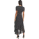 Karl Lagerfeld Ruffled Polka Dot Maxi Dress - Black/White