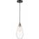 Innovations Lighting Cindyrella Black Antique Brass/Clear Pendant Lamp 7"