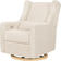 Babyletto Kiwi Swivel Reclining Glider Almond Armchair 41"