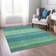 Addison Rugs Chantille Striped Turquoise 60x90"