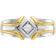 Gem & Harmony Ring - White Gold/Gold/Diamond
