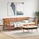 vidaXL Solid Pine Sofa 219.5cm