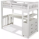 Hillsdale Furniture Twin Highlands Loft Bed with Desk 43.5x82.5"