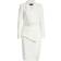 Tahari Nested Belted Wrap Skirt Suit - Ivory