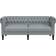 vidaXL Chesterfield Light Grey Sofa 182.5cm Zweisitzer