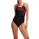 Speedo Women's Medley Logo Swimsuit - Black/Pink