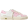 GOLDEN GOOSE Kid's May Leather Sneakers - White/Pink