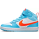 Nike Court Borough Mid 2 PSV - Aquarius Blue/White/Total Orange