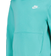 Nike Big Kid's Sportswear Club Fleece Pullover Hoodie - Green Frost/White