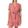 Vila Michelle Belted Short Sleeved Dress - Old Rose