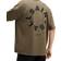 AllSaints Tierra Oversized Crew Neck Logo T-shirt - Ash Khaki Green