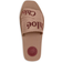 Chloé Woody Logo Slide Sandals - Tan Rose