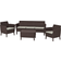 Keter Salemo Lounge-Set, 1 Bord inkl. 2 Stolar & 1 Soffor