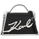 Karl Lagerfeld K/Signature Small Crossbody Bag - Black/White