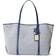 Lauren Ralph Lauren Large Emerie Tote Bag - Natural/Indigo Dusk