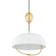 Mitzi Liliana Aged Brass/Soft White Pendant Lamp 18"