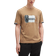 Hugo Boss Tee Open Signature Artwork T-shirt - Beige